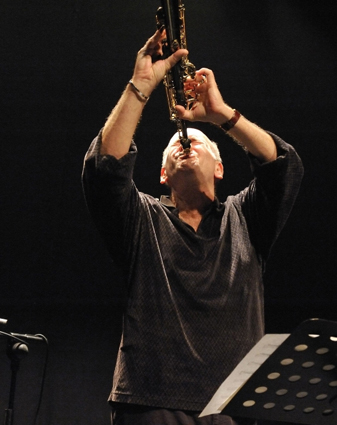 David Liebman fotografato da Richard Conde