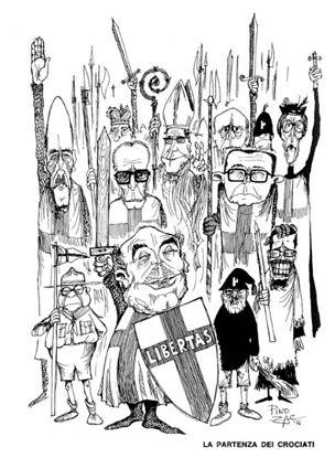 Una delle vignette in mostra