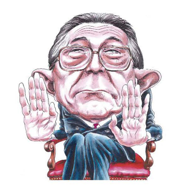 Caricatura di Andreotti