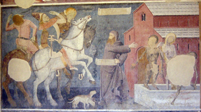 Contrasto dei tre vivi e dei tre morti