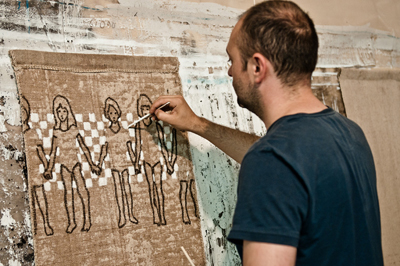 Valerio Berruti al lavoro