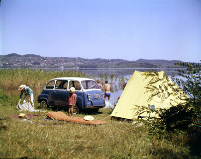 In campeggio con la Multipla