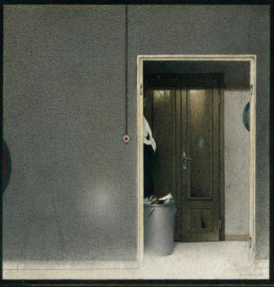 G. Ferroni, Interno porta chiusa, 1974