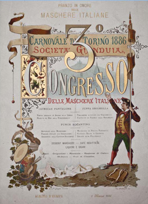 Uno dei men&ugrave; in mostra