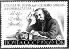 Il francobollo sovietico dedicato alla Mendeleev