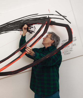 L'artista al lavoro
