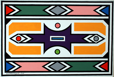 Opera di Esther Mahlangu
