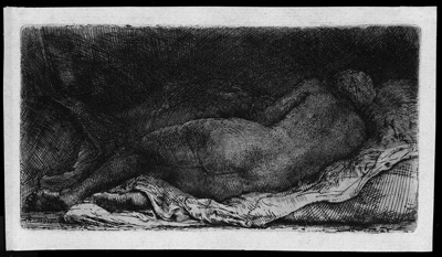 Rembrandt, Nudo di schiena, 1685