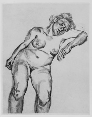 Lucian Freud, Ragazza bionda, 1985