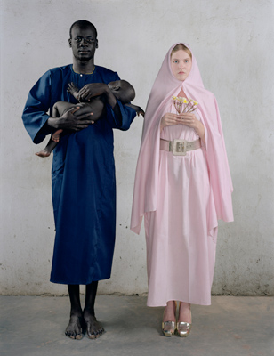 Vanessa Beecroft, Nativit&agrave; - digital print 2006