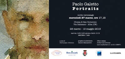 Locandina della mostra di Galetto