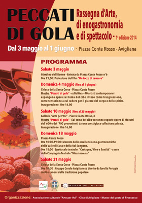Locandina delle mostre