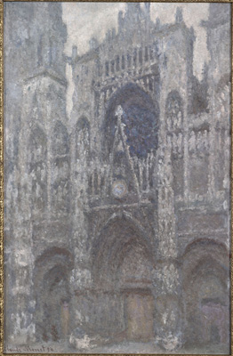C. Monet - Serie Cattedrale di Rouen (Le Portal, temp gris)
