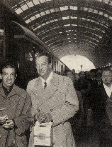 L'arrivo di Harry James a Milano